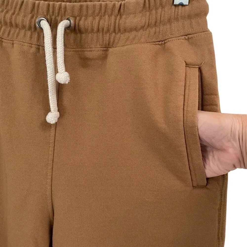 The North Face heritage patch drawstring ￼joggers men’s S tan‎